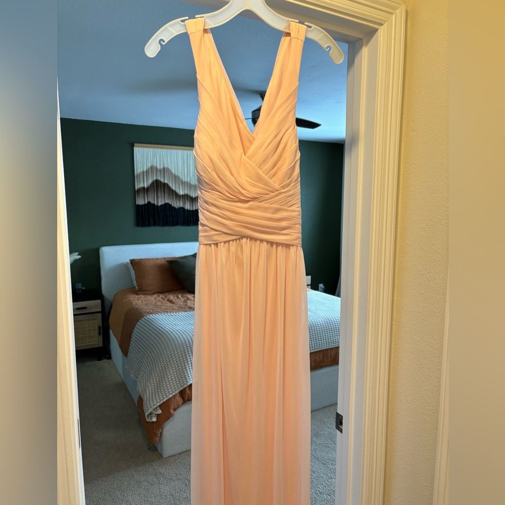 Pink bridesmaids dress